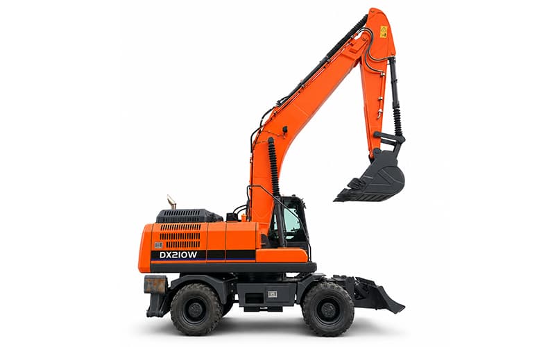 Kolesové rýpadlo EW210-D 20,1 ton